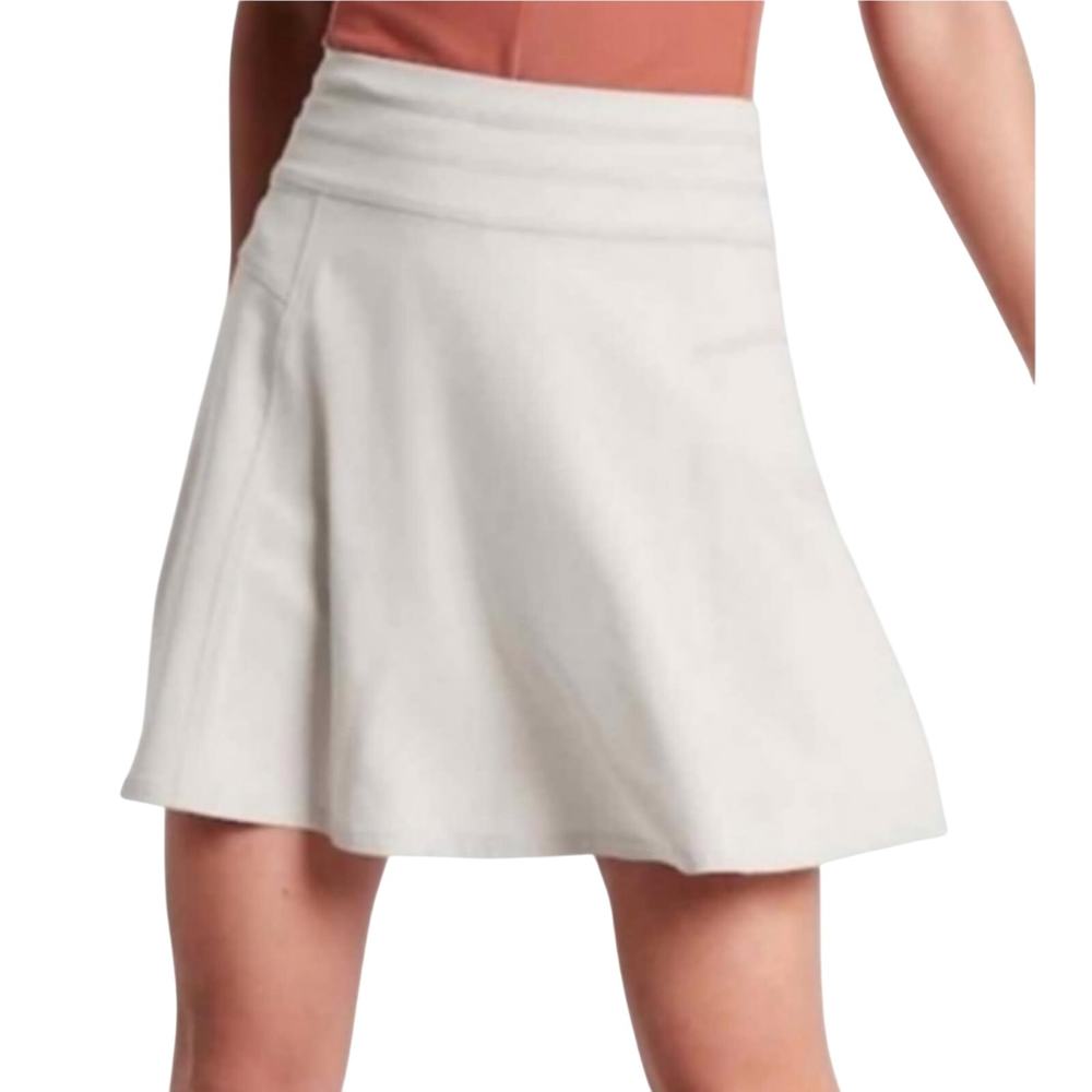 Athleta Womens All Day Mid Rise Waist Adjustable Drawstring Skort Size 16